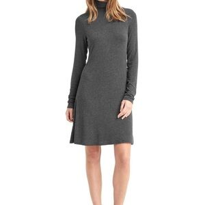 GAP Charcoal Long Sleeve Dress Size Small